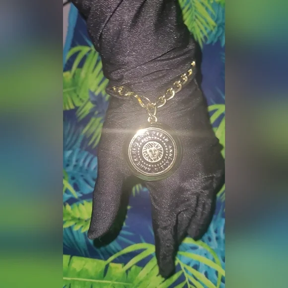 VINTAGE ANNE KLEIN BAG CHARM OR USEAS BRACELET EUC - Picture 6 of 7